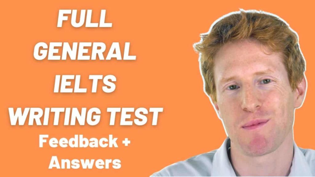 General IELTS Writing Test + Answers